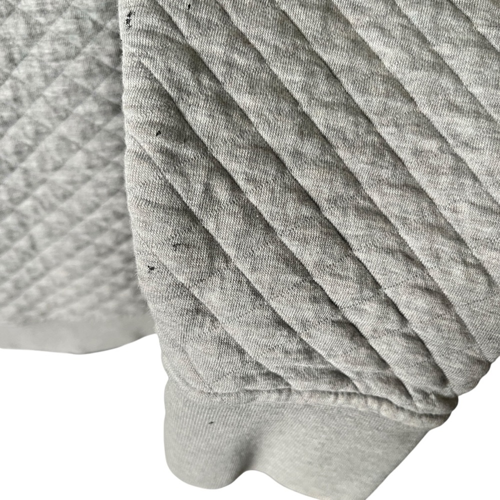 Patagonia Gray Organic Cotton Snap-T Pullover Quilted Outdoor Size Medium M - Picture 8 of 13